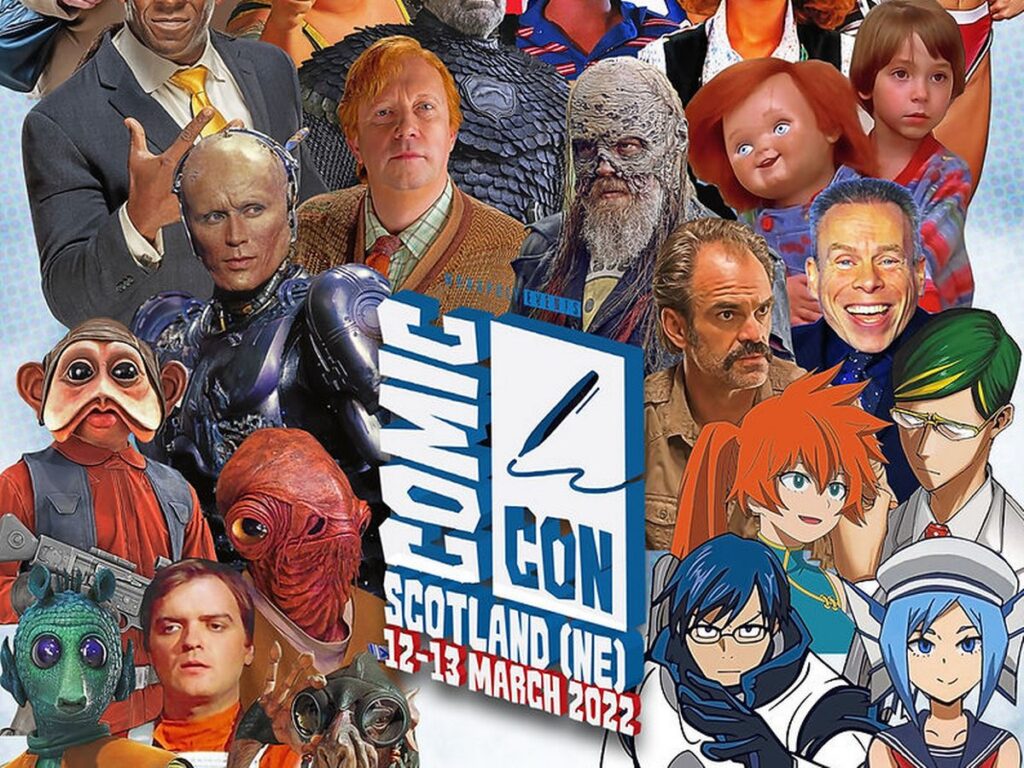ComicCon Scotland NE (Aberdeen) 2023 Guests Announced So Far….